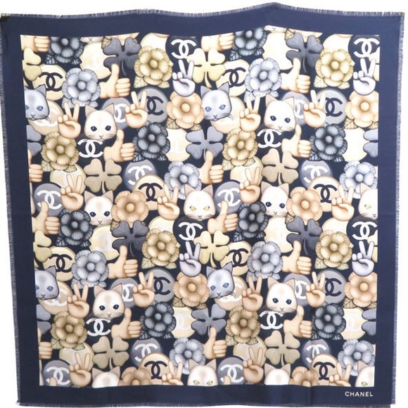 Chanel Super Rare Limited Cat Scarf - Picture 1 of 6